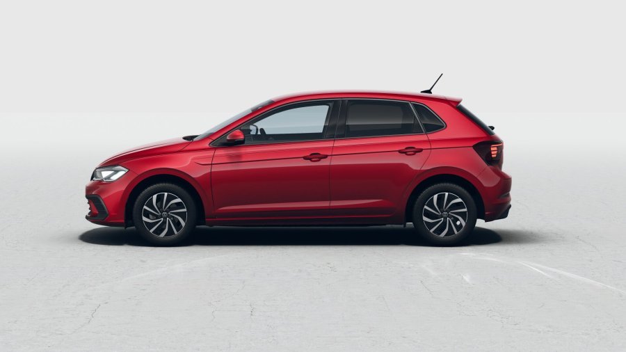 Volkswagen Polo, Polo People 1,0 TSI 70 kW 7DSG, barva červená