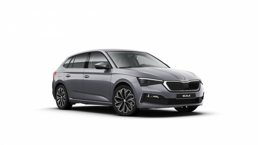 Škoda Scala, 1,5 TSI 110 kW 6-stup. mech., barva šedá