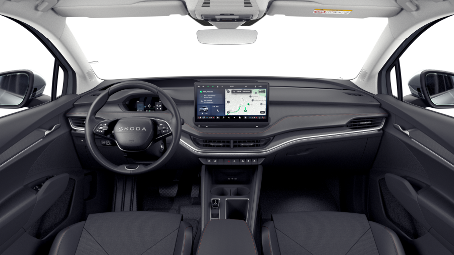 Škoda Elroq, 82 kWh 210 kW 1° převodovka 4x4, barva stříbrná
