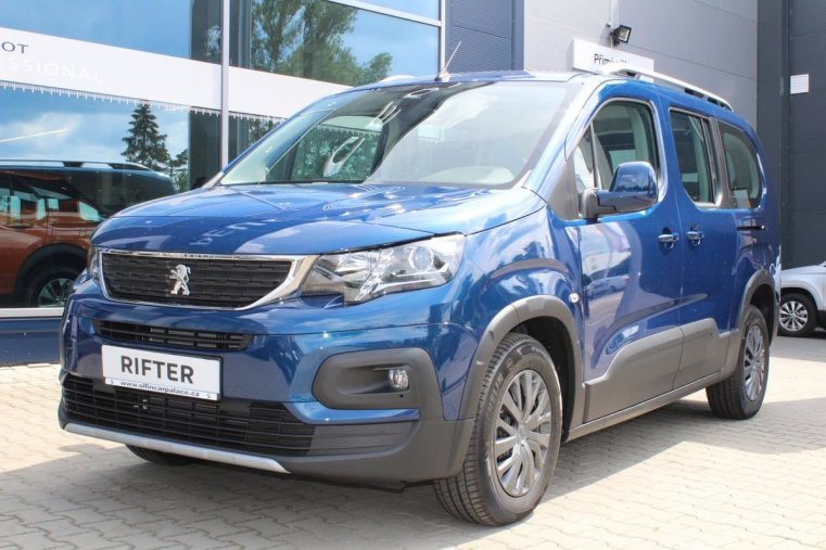 Peugeot Rifter, LONG ALLURE 1.5 75kW, barva modrá