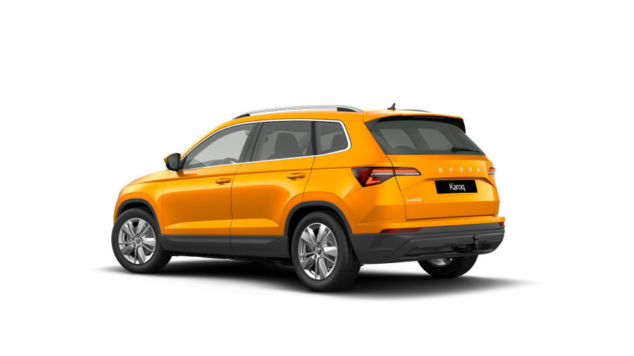 Škoda Karoq, 1,5 TSI 110 kW 7° automatická DSG, barva oranžová