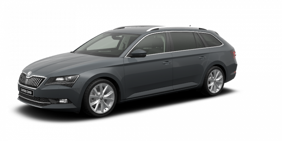 Škoda Superb, 2,0 TDI 140 kW 7-stup. automat., barva šedá