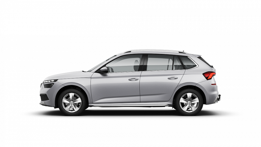Škoda Kamiq, 1,0 TSI 81 KW 6-stup. mech., barva stříbrná