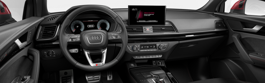 Audi Q5 Sportsback, Q5 SB Advanced 45 TFSI 195kW quattro, barva červená
