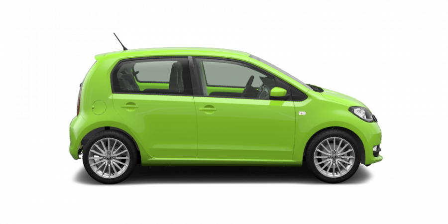 Škoda Citigo, 1,0 MPI 44 kW 5-stup. mech., barva zelená