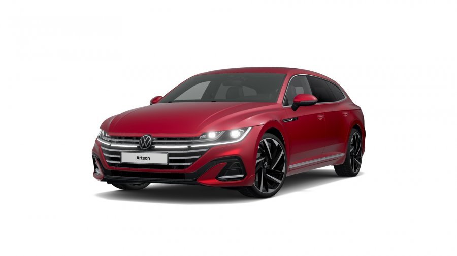 Volkswagen Arteon Shooting Brake, Arteon SB R-Line 2,0 TDI 7DSG, barva červená