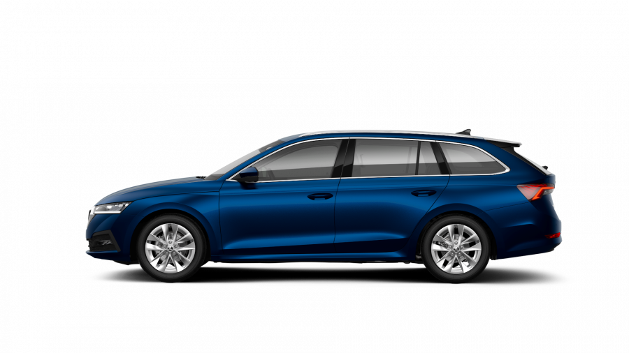 Škoda Octavia, 1,5 TSI 110 kW 6-stup. mech., barva modrá