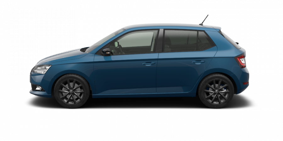 Škoda Fabia, 1,0 TSI 70 kW 5-stup. mech., barva modrá