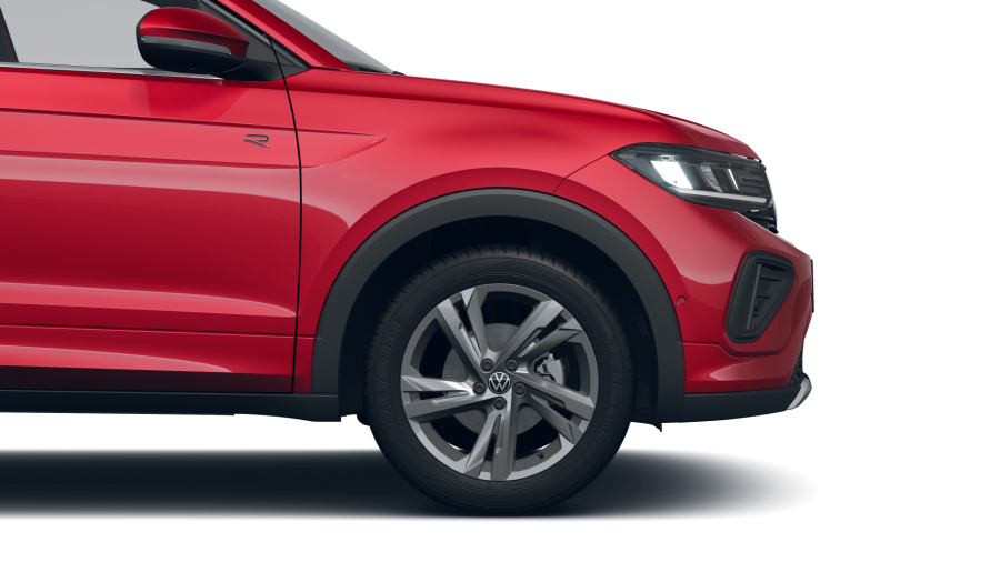 Volkswagen T-Cross, T-Cross R-Line 1.0 TSI 85 kW 7DSG, barva červená