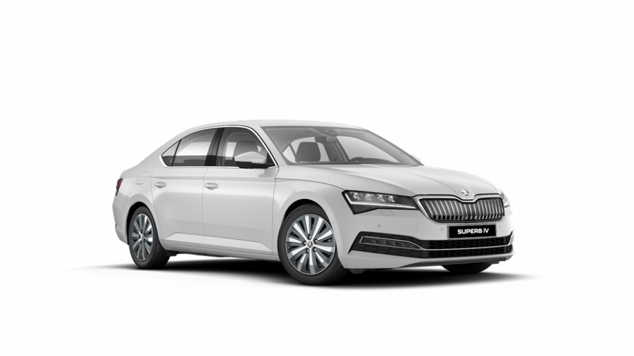 Škoda Superb, 1,4 TSI 160 kW 6-stup. automat., barva bílá