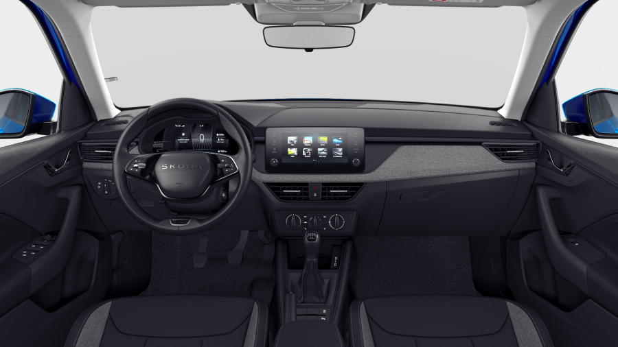 Škoda Kamiq, 1,0 TSI 70 kW 5° manuální, barva modrá