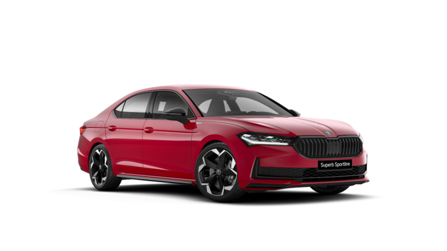 Škoda Superb, 2,0 TSI 195 kW 7-stup. automat. 4x4, barva červená