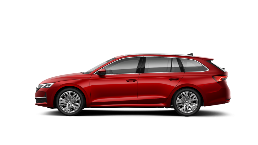 Škoda Octavia, 1,5 TSI m-HEV 110 kW 7° automatická DSG, barva červená