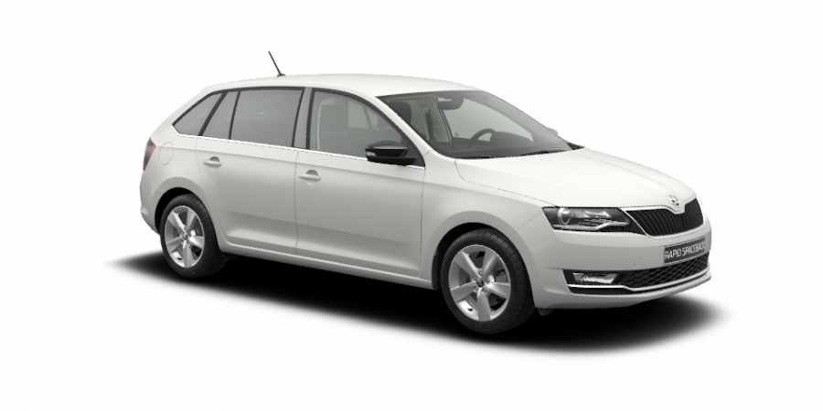 Škoda Rapid, 1,0 TSI 81 kW 6-stup. mech., barva bílá