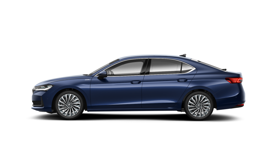 Škoda Superb, 2,0 TDI 142 kW 7-stup. automat. 4x4, barva modrá