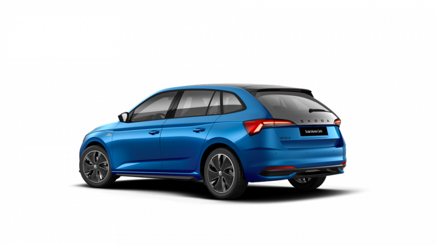 Škoda Scala, 1,0 TSI 85 kW 7-stup. automat., barva modrá