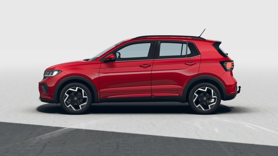 Volkswagen T-Cross, T-Cross R-Line People 1.0 TSI 85 kW 6G, barva červená