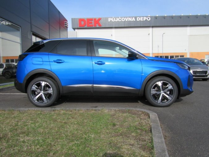 Peugeot 3008, ALLURE P. 1.2 PT servis zdarma, barva modrá