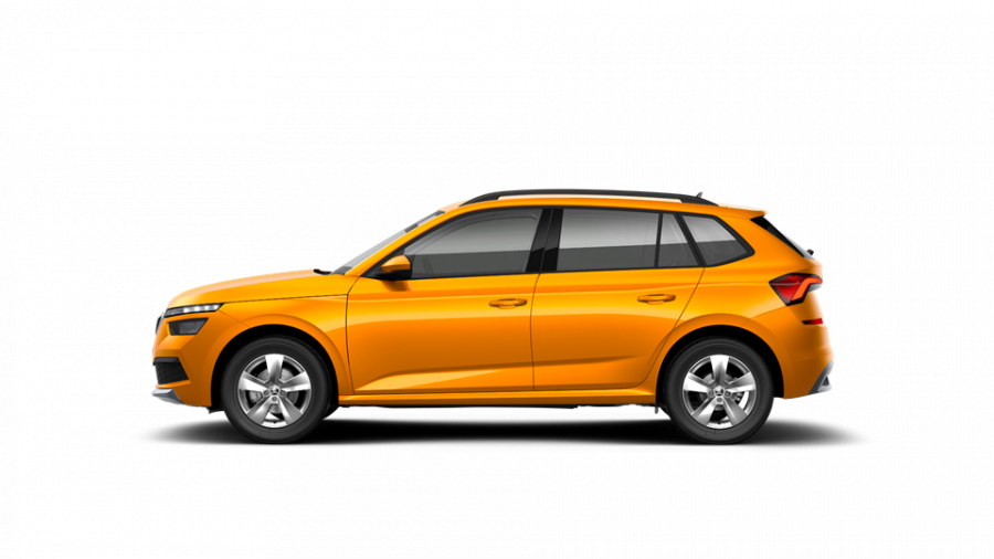 Škoda Kamiq, 1,0 TSI 81 KW 6-stup. mech., barva oranžová
