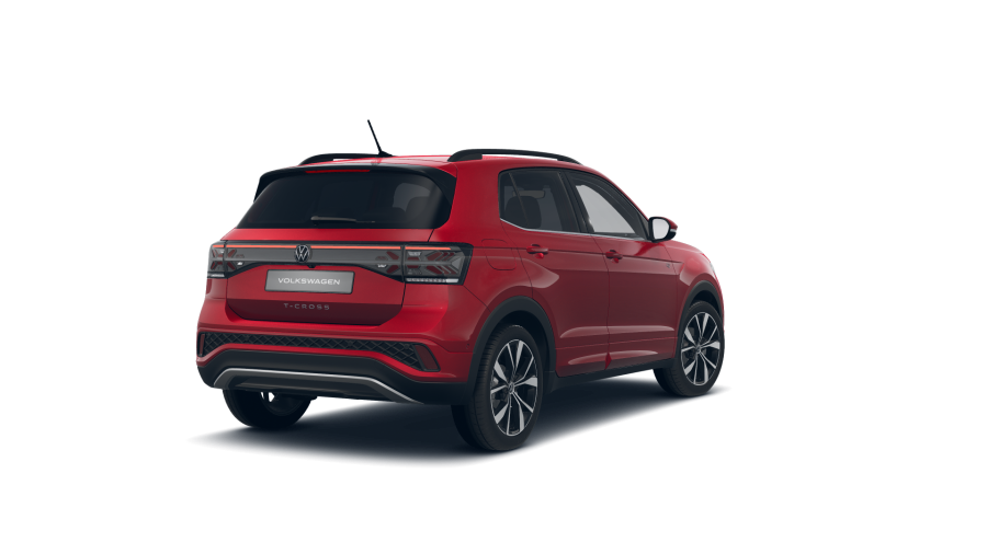 Volkswagen T-Cross, T-Cross R-Line People 1.0 TSI 85 kW 7DSG, barva červená