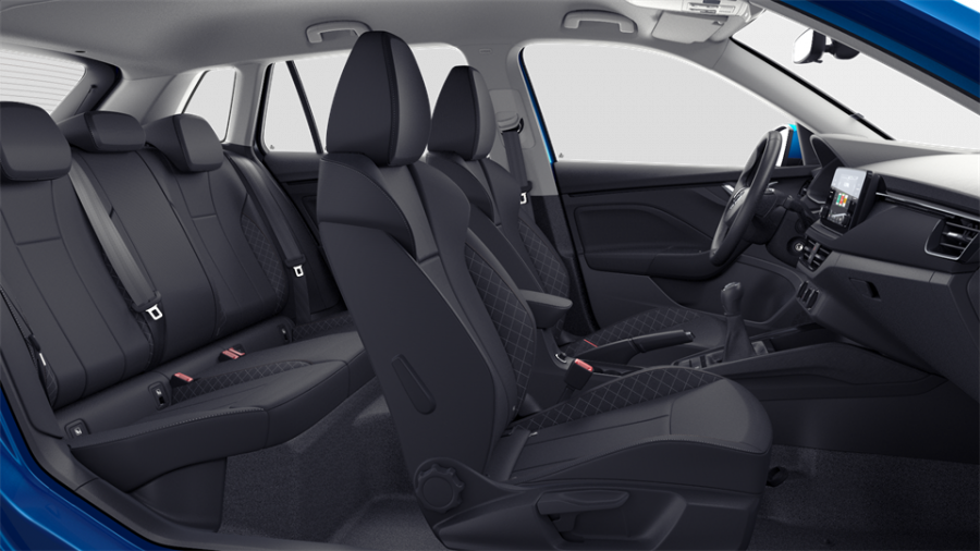 Škoda Kamiq, 1,5 TSI 110 kW 6-stup. mech., barva modrá