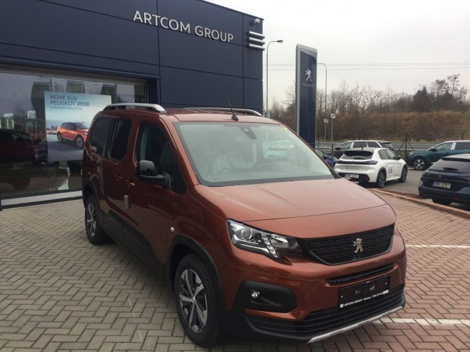 Peugeot Rifter, RIFTER LONG GT LINE 1.5 BlueHDi 130 S&S MAN6, barva hnědá