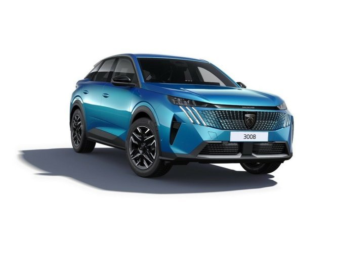 Peugeot 3008, Peugeot 3008 ALLURE Hybrid 145 e-DCS6, barva modrá