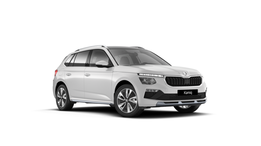 Škoda Kamiq, 1,5 TSI 110 kW 7-stup. automat., barva bílá