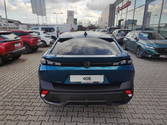 Peugeot 408, Peugeot 408 ALLURE Hybrid 145 e-DCS6, barva modrá