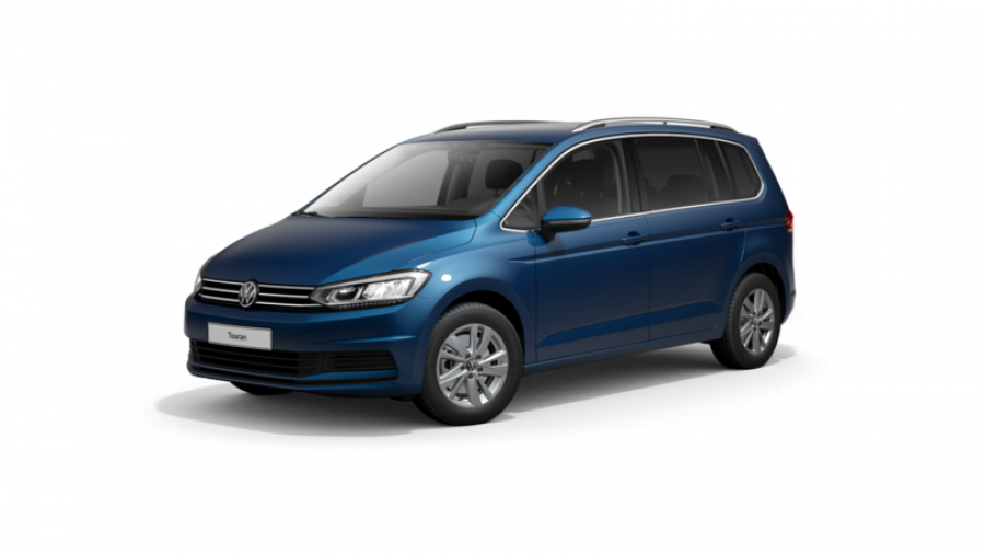 Volkswagen Touran, ME 1,5 TSI EVO 7DSG, barva modrá