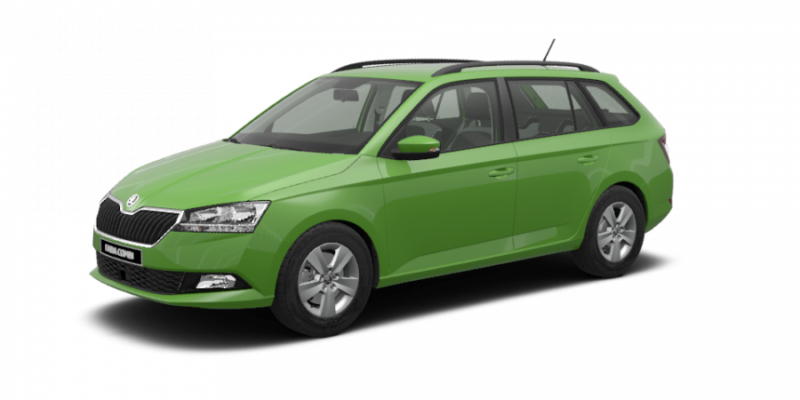 Škoda Fabia, 1,0 MPI 55 kW 5-stup. mech., barva zelená