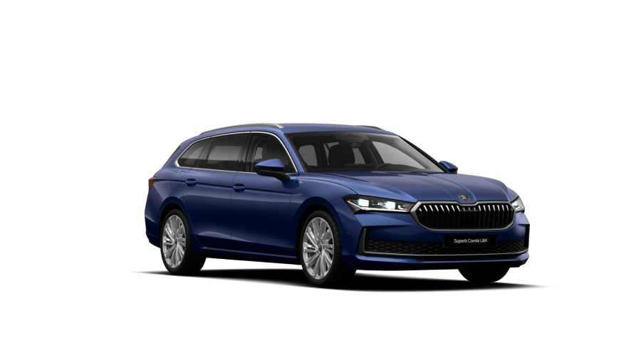 Škoda Superb, 2,0 TDI 142 kW 7-stup. automat. 4x4, barva modrá