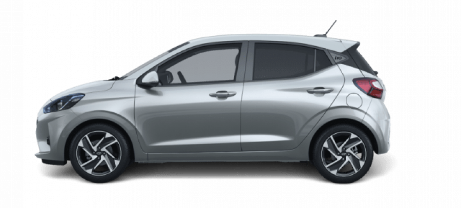 Hyundai i10, 1,0i 49 kW (95 NAT) 5 st. man, barva stříbrná