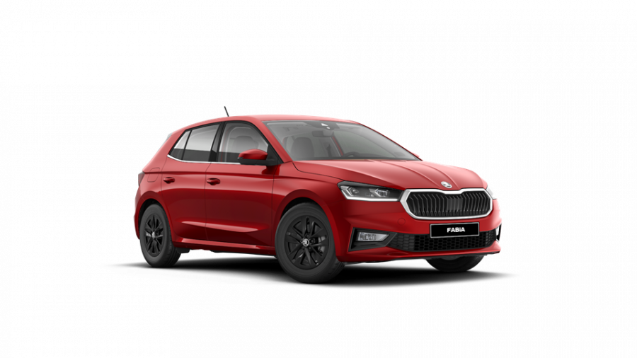 Škoda Fabia, 1,0 TSI 81 kW 6-stup. mech., barva červená