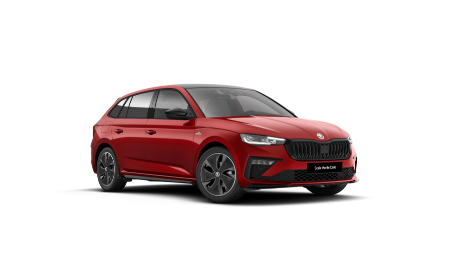 Škoda Scala, 1,0 TSI 85 kW 6° manuální, barva červená