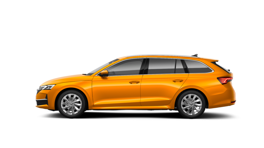 Škoda Octavia, 1,5 TSI m-HEV 110 kW 7° automatická DSG, barva oranžová