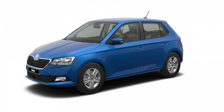 Škoda Fabia, 1,0 TSI 81 kW 6-stup. mech., barva modrá