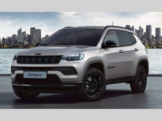 Jeep Compass, Night Eagle 1.3 Turbo GSE 130k, barva stříbrná