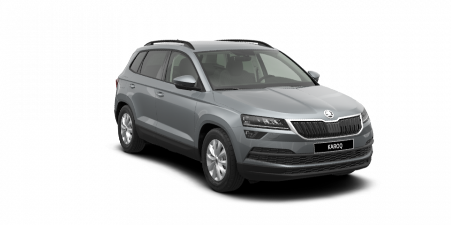 Škoda Karoq, 1,5 TSI 110 kW 6-stup. mech., barva šedá