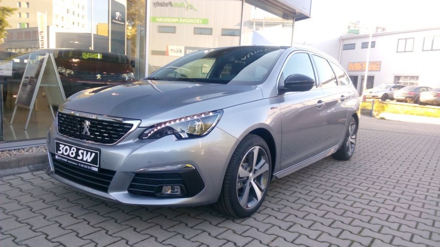 Peugeot 308, SW GT LINE 1.2 PureTech 130 EAT8 NAVI, barva stříbrná