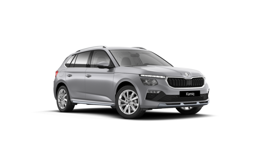 Škoda Kamiq, 1,0 TSI 85 kW 6-stup. mech., barva stříbrná