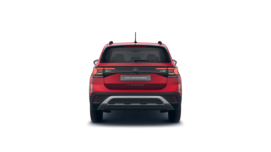 Volkswagen T-Cross, T-Cross People 1.0 TSI 85 kW 6G, barva červená