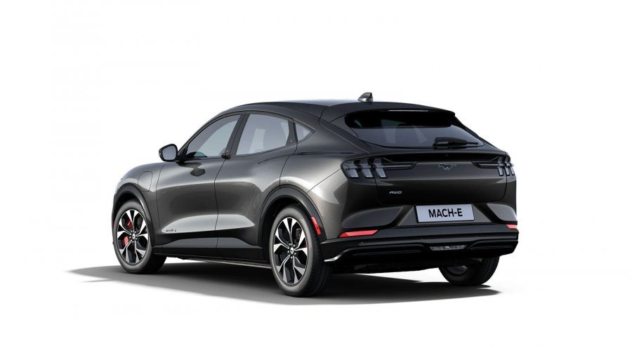 Ford Mustang, MACH-E AWD, 5dveřová, 98,7 kWh prodloužený dojezd 258 kW/351 k, automatická, 4WD, barva šedá