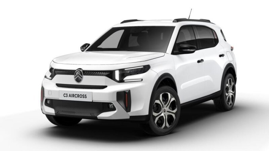 Citroën C3 Aircross, PLUS Turbo 100 MAN6, barva bílá