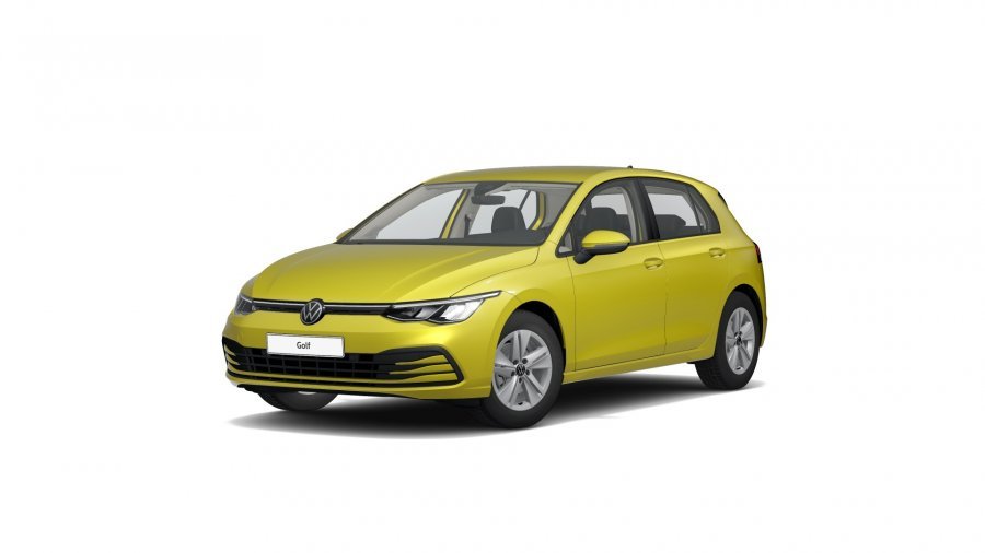 Volkswagen Golf, Golf Life 1,0 TSI 6G, barva žlutá