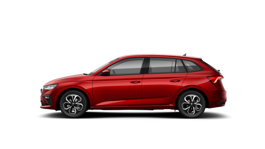 Škoda Scala, 1,0 TSI 85 kW 6° manuální, barva červená