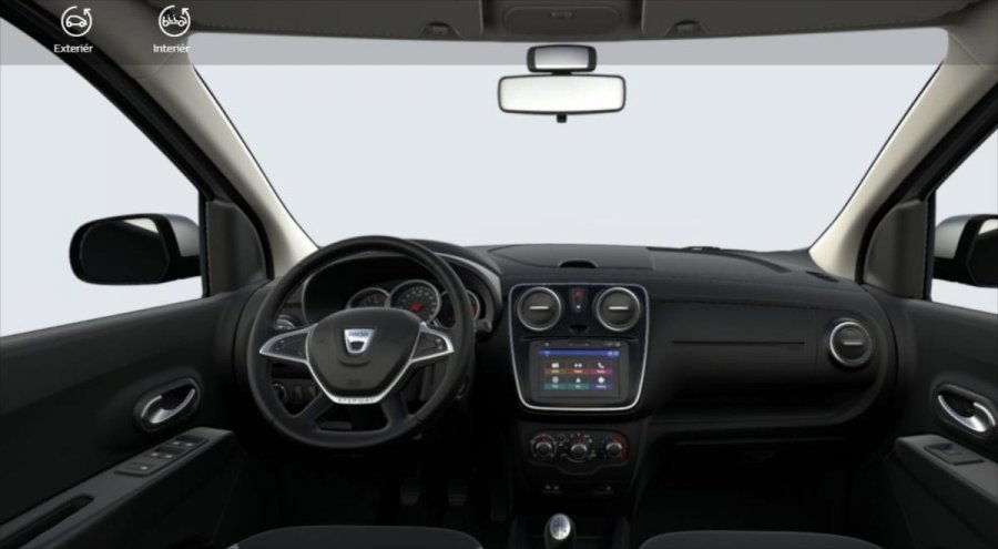 Dacia Lodgy, Blue dCi 115  Stepway 7míst, barva bílá