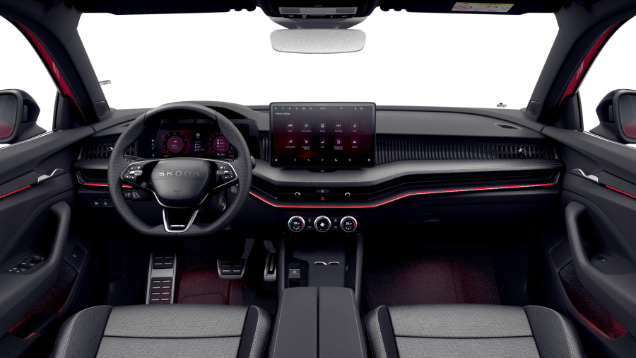 Škoda Superb, 2,0 TSI 195 kW 7° automatická DSG 4x4, barva červená