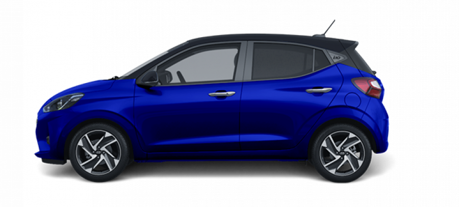 Hyundai i10, 1,2i 62 kW (95 NAT) 5 st. man, barva modrá