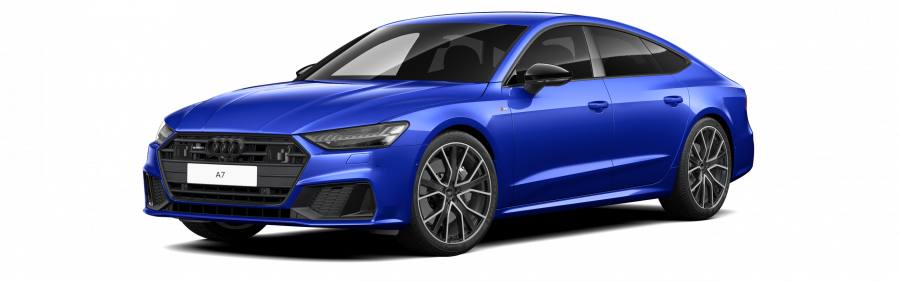 Audi A7, A7 55 TFSI quattro, barva modrá